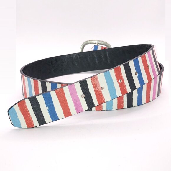 Relic Women’s Belt – Colorful Vertical Stripes – Size M - Picture 3 of 8